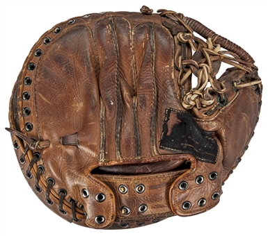 Circa 1956 Roy Campanella Game Used Catchers Mitt (PSA/DNA)-Glove-